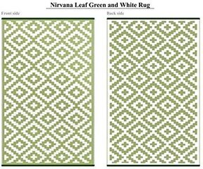 Green Decore ковёр, 90x150 см, зелёный/белый цена и информация | Ковры | kaup24.ee