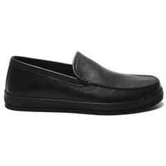 Кожаные мокасины Kadar 247783, чёрные цена и информация | Мужские ботинки | kaup24.ee