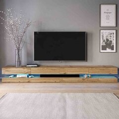 ТВ столик Hakano Fortis, коричневый цвет цена и информация | Тумбы под телевизор | kaup24.ee