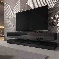 ТВ столик Hakano Admira, черный цвет цена и информация | Тумбы под телевизор | kaup24.ee