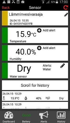 Nutisaatja koos veedetektoriga Suomen Lämpömittari 8214 WeatherHub hind ja info | Ilmajaamad, termomeetrid | kaup24.ee