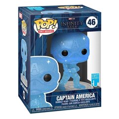Vinüülfiguur Infinity Saga POP! Artist Series Captain America (Blue) 9 cm цена и информация | Атрибутика для игроков | kaup24.ee