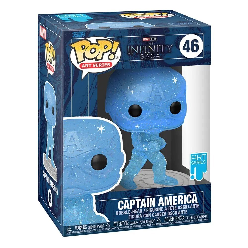 Vinüülfiguur Infinity Saga POP! Artist Series Captain America (Blue) 9 cm цена и информация | Fännitooted mänguritele | kaup24.ee