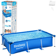 Raambassein 259 x 170 x 61cm, Bestway hind ja info | Basseinid | kaup24.ee