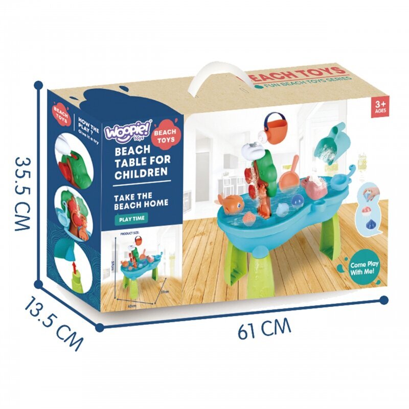 Vee- ja liivamänguasjakomplekt, WOOPIE hind ja info | Mänguasjad (vesi, rand ja liiv) | kaup24.ee