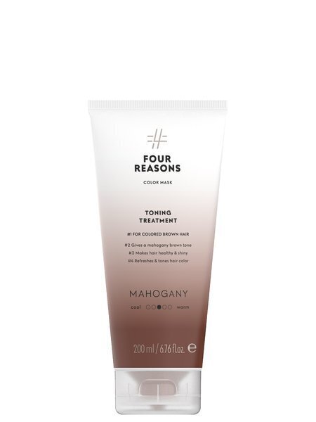 Mask värvitud juustele Four Reasons Mahogany, 200 ml hind ja info | Maskid, õlid, seerumid | kaup24.ee