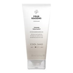 Mask värvitud juustele Four Reasons Color Mask Toning Treatment Cool Sand, 200 ml hind ja info | Maskid, õlid, seerumid | kaup24.ee