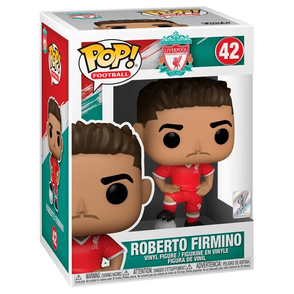 Vinüülfiguur Liverpool FC POP! Football Roberto Firmino 9 cm цена и информация | Poiste mänguasjad | kaup24.ee