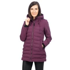 Icepeak naiste soojustatud pikk softshell ALBEE, ploomililla цена и информация | Женские куртки | kaup24.ee