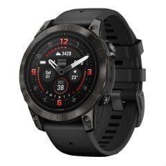 Garmin epix Pro Gen 2 Sapphire Carbon Gray DLC Titanium/Black 47mm цена и информация | Смарт-часы (smartwatch) | kaup24.ee