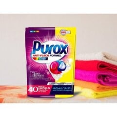 Pesukapslid Purox Color, 40 tk. цена и информация | Средства для стирки | kaup24.ee