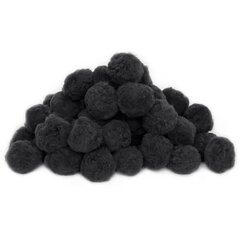 vidaXL lõhnaeemaldusega basseini filterpallid, must, 700 g, PE hind ja info | Basseini filtrid | kaup24.ee