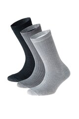 Очень мягкие женские бамбуковые носки в рубчик, 3 пары в упаковке цена и информация | Женские носки | kaup24.ee