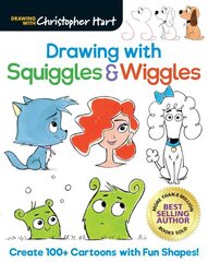 Drawing with Squiggles & Wiggles: Create 100plus Cartoons with Fun Shapes! цена и информация | Книги для подростков и молодежи | kaup24.ee