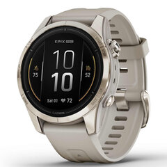 Garmin epix Pro Gen 2 Sapphire Soft Gold/Light Sand 42mm hind ja info | Nutikellad (smartwatch) | kaup24.ee