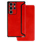 Telefoniümbris RAZOR Leather - Samsung Galaxy S23 Ultra, punane hind ja info | Telefoni kaaned, ümbrised | kaup24.ee