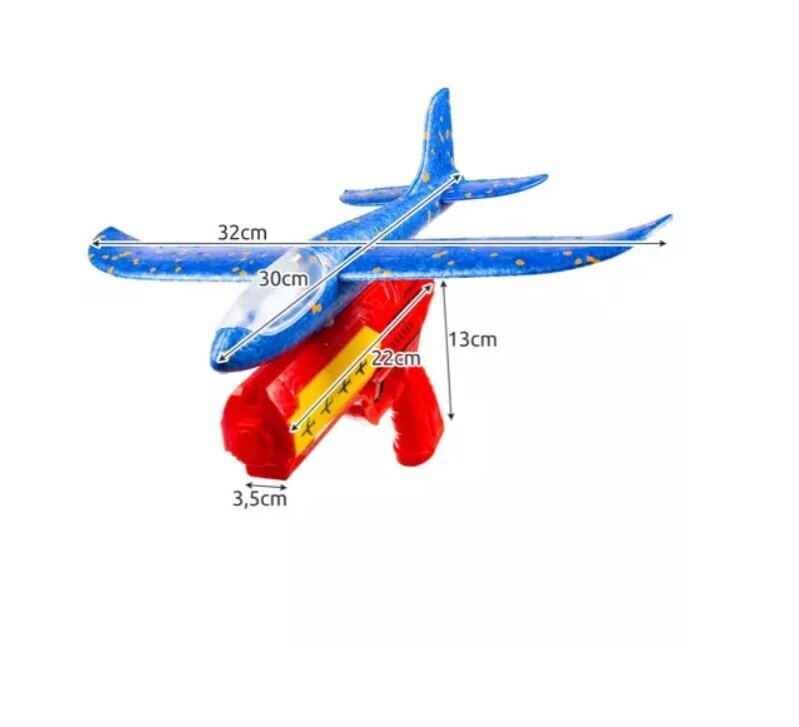 Lennukiheitja – püstol цена и информация | Mänguasjad (vesi, rand ja liiv) | kaup24.ee