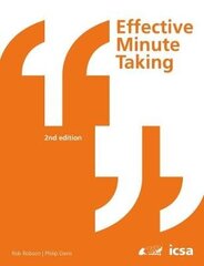 Effective Minute Taking 2nd Edition 2nd New edition цена и информация | Книги по экономике | kaup24.ee