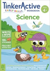 TinkerActive Early Skills Science Workbook Ages 4plus hind ja info | Väikelaste raamatud | kaup24.ee