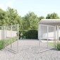 vidaXL võrgust aiavärav, hõbedane, 300x175 cm, tsingitud teras цена и информация | Aiad ja tarvikud | kaup24.ee