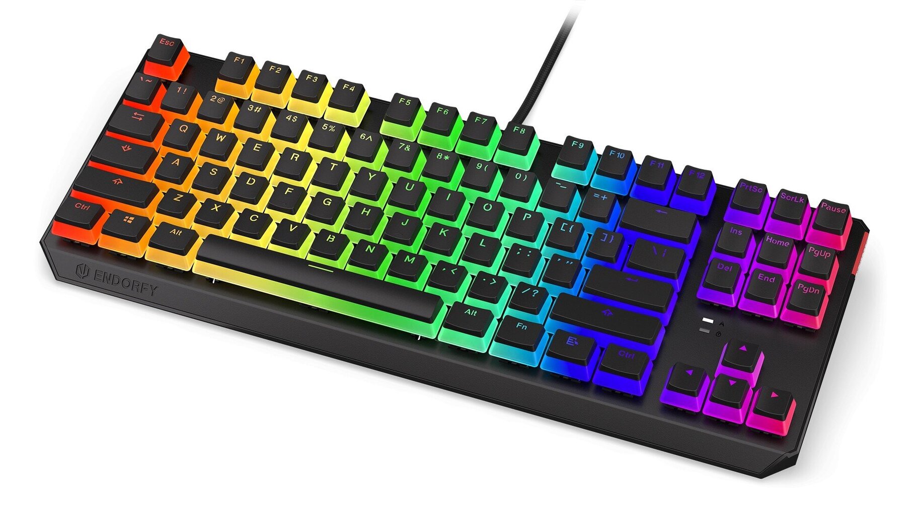 Endorfy Thock TKL juhtmevaba mehaaniline RGB klaviatuur (US, Kailh Red Switch) цена и информация | Klaviatuurid | kaup24.ee