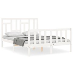 Каркас для кровати, 120x200 см, белый цена и информация | Кровати | kaup24.ee