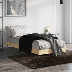 vidaXL voodiraam, Sonoma tamm, 75x190 cm, tehispuit цена и информация | Кровати | kaup24.ee