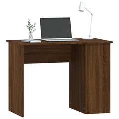 vidaXL kirjutuslaud, pruun tamm, 100x55x75 cm, tehispuit hind ja info | Arvutilauad, kirjutuslauad | kaup24.ee