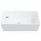 vidaXL valamu, valge, 48 x 25 x 15 cm, keraamiline hind ja info | Kraanikausid, valamud | kaup24.ee