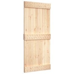 vidaXL siseuks, 100x210 cm, männipuit цена и информация | Межкомнатные двери | kaup24.ee