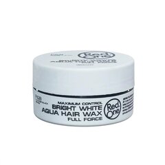 Воск для волос Red One Aqua Hair Gel Wax Full Force Bright White, 150 мл цена и информация | Средства для укладки волос | kaup24.ee