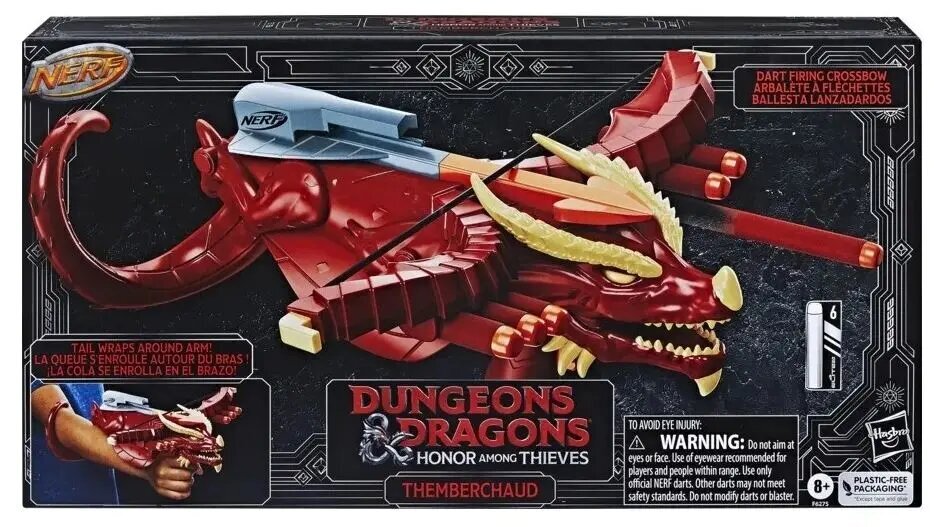 Hasbro Nerf Dungeons Dragons: gods starp vargad - Themberchaud (F6275) hind ja info | Poiste mänguasjad | kaup24.ee