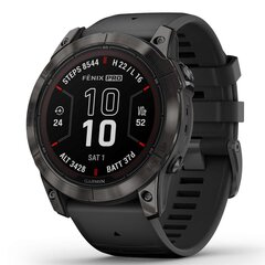 Garmin fēnix® 7X Pro – Sapphire Solar Edition Carbon Grey 010-02778-11 hind ja info | Nutikellad (smartwatch) | kaup24.ee