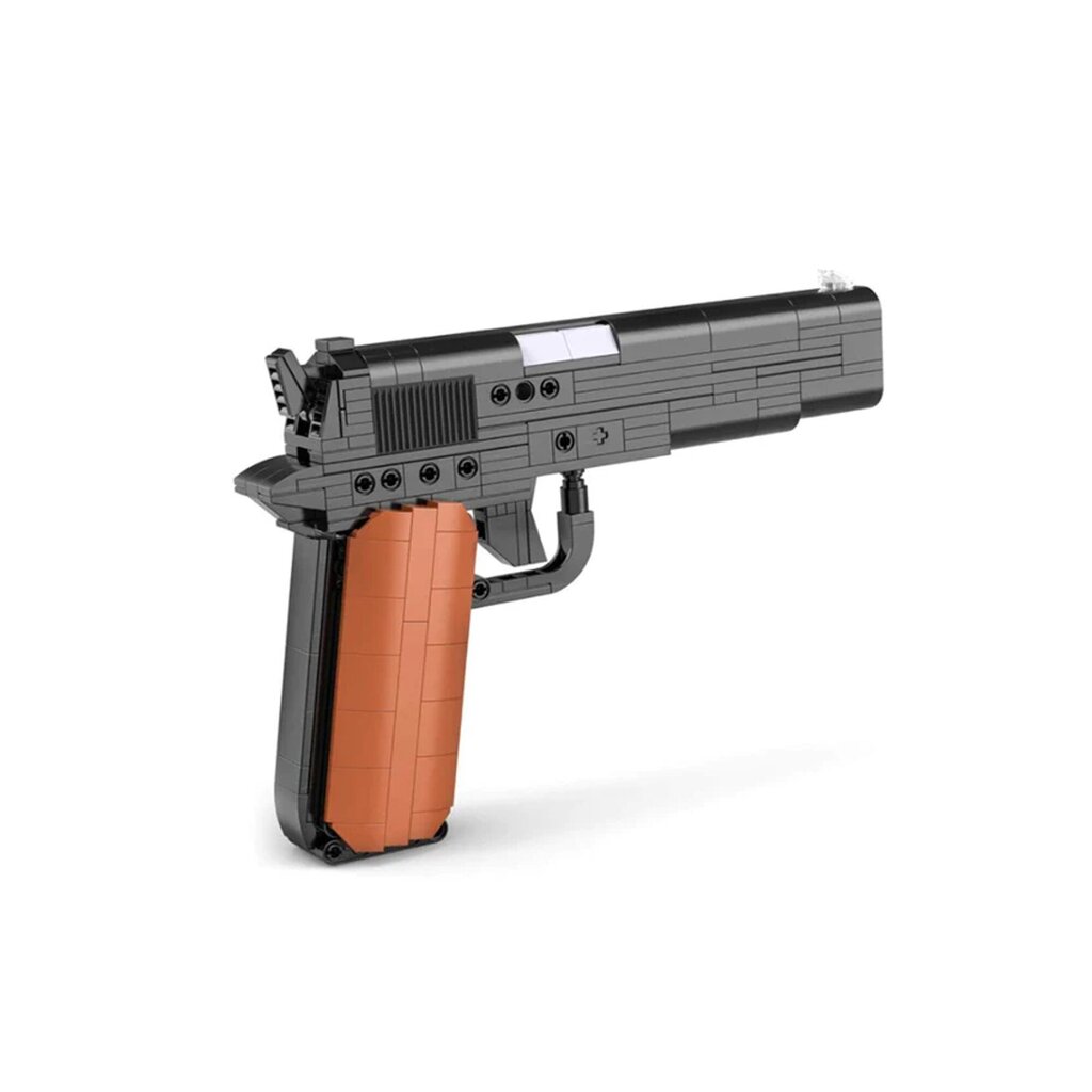 Kostrukor püstol Constructorius CaDA M1911 + 6 kuuli 332 tk. C81012W цена и информация | Klotsid ja konstruktorid | kaup24.ee