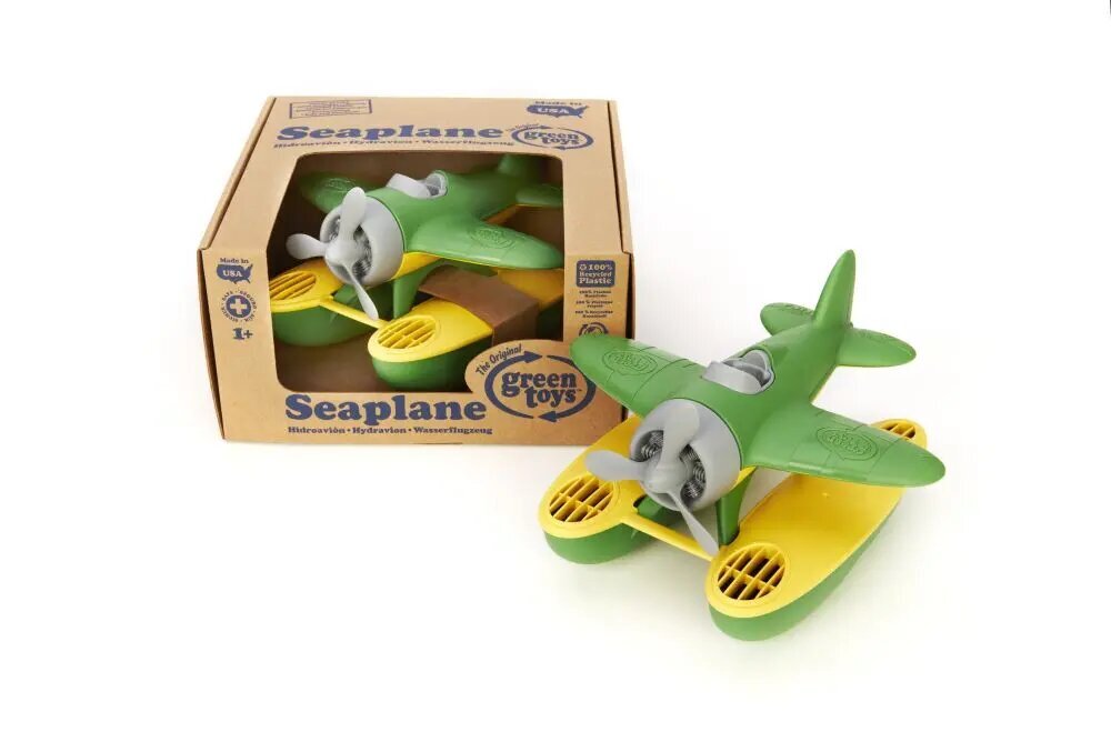 Vannilelu Green Toys lennuk, SEAG-1029 цена и информация | Imikute mänguasjad | kaup24.ee