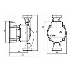 Energiasäästlik elektrooniline tsirkulatsioonipump IBO AMG 15-60/130 PWM toega hind ja info | Puhta vee pumbad | kaup24.ee