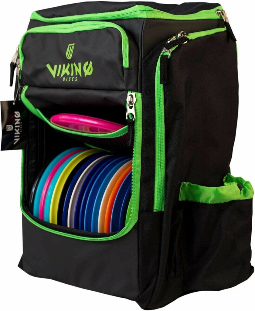 Discgolfi seljakott Viking Discs Tour Bag, must/roheline цена и информация | Discgolf | kaup24.ee