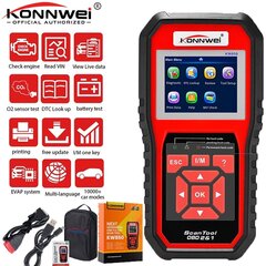 Diagnostiline skanner Konwei KW850 OBDII/EOBD hind ja info | Lisaseadmed | kaup24.ee