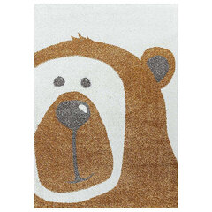 Vaip lastetuppa, Big Teddy, 120x170x1cm, pruun hind ja info | Vaibad | kaup24.ee