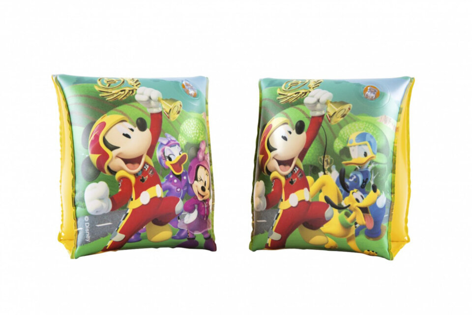 Täispuhutavad ujumiskätised Bestway "Mickey Mouse", 23 x 15 cm hind ja info | Ujumisvestid ja -kätised | kaup24.ee