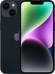 Apple iPhone 14 128GB Midnight MPUF3ZD/A цена и информация | Мобильные телефоны | kaup24.ee