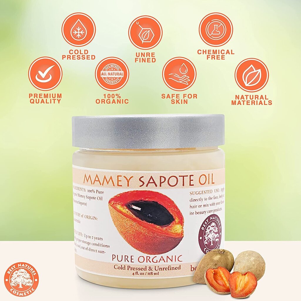 Juukseõli Mamey Sapote, Best Natures Cosmetic, 150 ml hind ja info | Maskid, õlid, seerumid | kaup24.ee