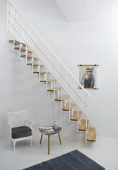 Модульная лестница Comfort Top Minka, 312 см, белая цена и информация | Лестницы | kaup24.ee