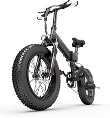 Электровелосипед BEZIOR XF200, черный/серый, 1000Вт, 15Ач цена и информация | Электровелосипеды | kaup24.ee