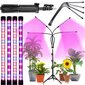 Taimekasvatuse LED-lampide komplekt koos 150 cm statiivi ja taimeriga, 4 tk цена и информация | Nutipotid ja taimelambid | kaup24.ee