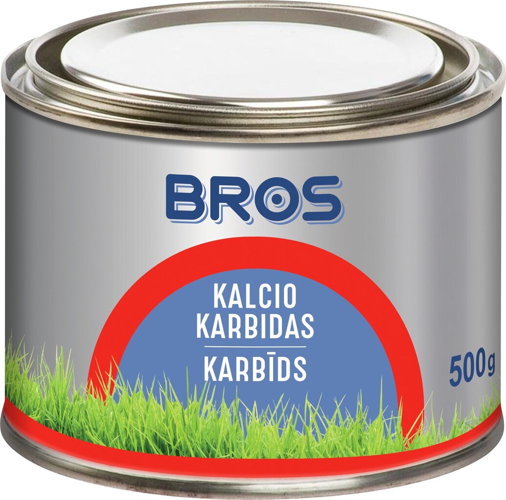 Kahjurite tõrjevahend Bros Calcium carbide, 500 g hind ja info | Närilised, mutid | kaup24.ee