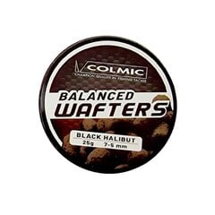 Wafters Colmic WAFTERS: HALIBUT 10X7mm – BLACK 25g цена и информация | Прикормки | kaup24.ee