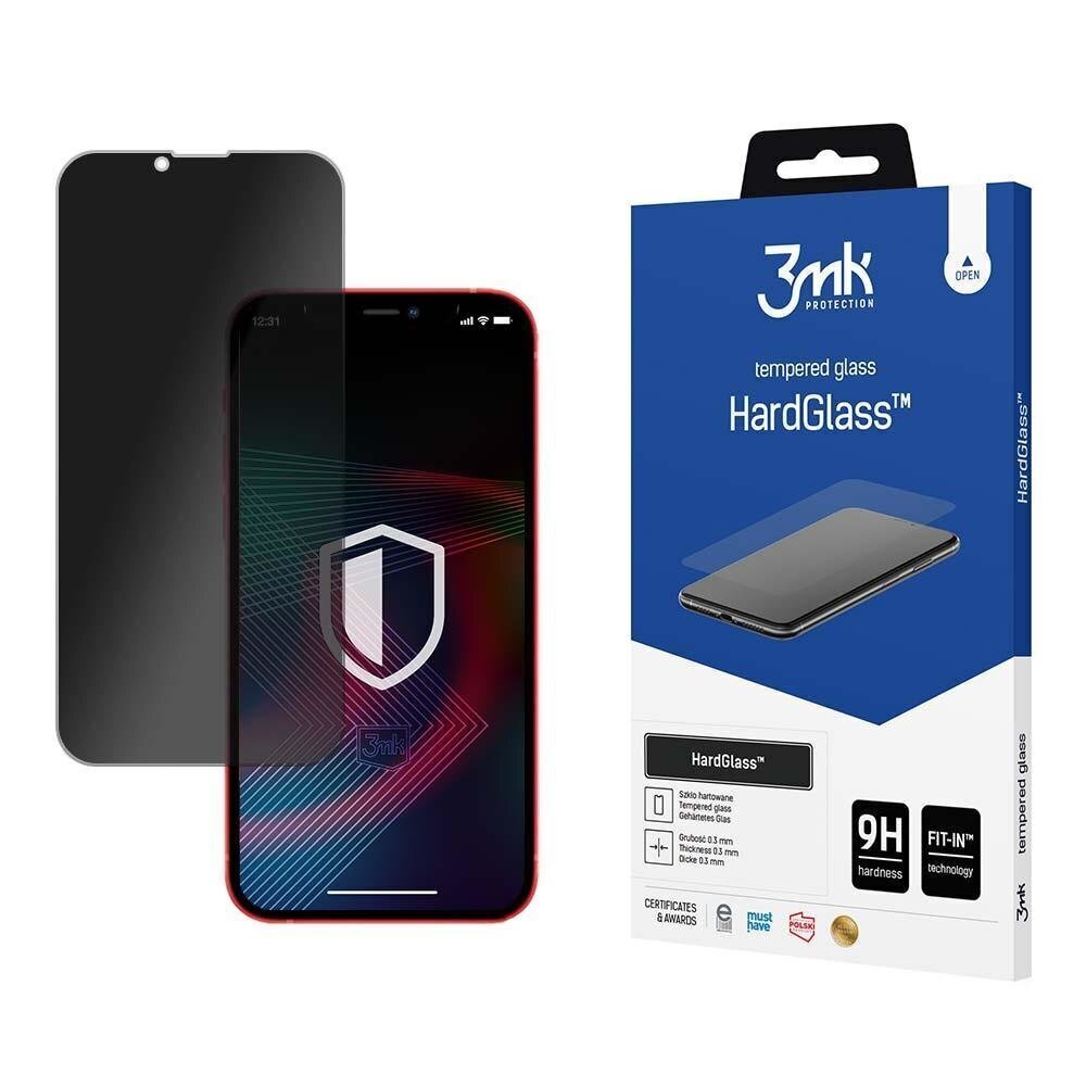 3mk HardGlass Max Privacy hind ja info | Ekraani kaitsekiled | kaup24.ee