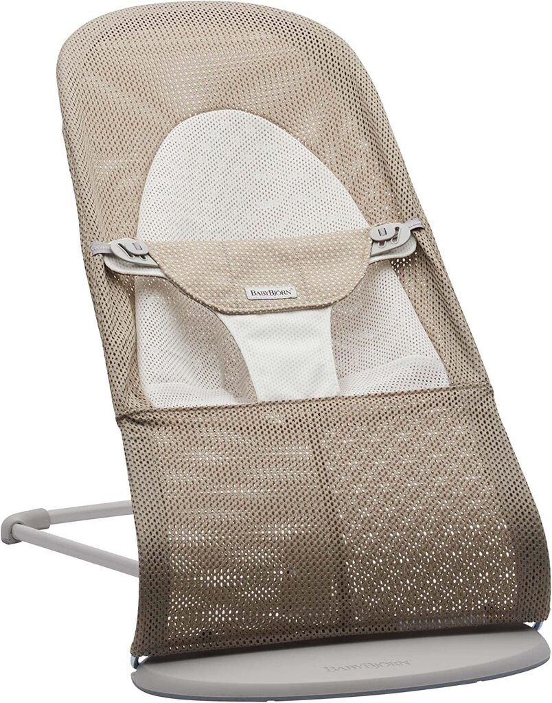 BabyBjorn lamamistool Balance Soft Mesh, grey beige цена и информация | Beebi lamamistoolid | kaup24.ee