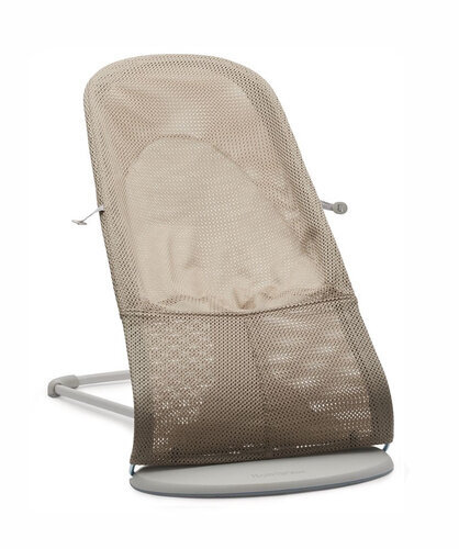 BabyBjorn lamamistool Balance Soft Mesh, grey beige цена и информация | Beebi lamamistoolid | kaup24.ee